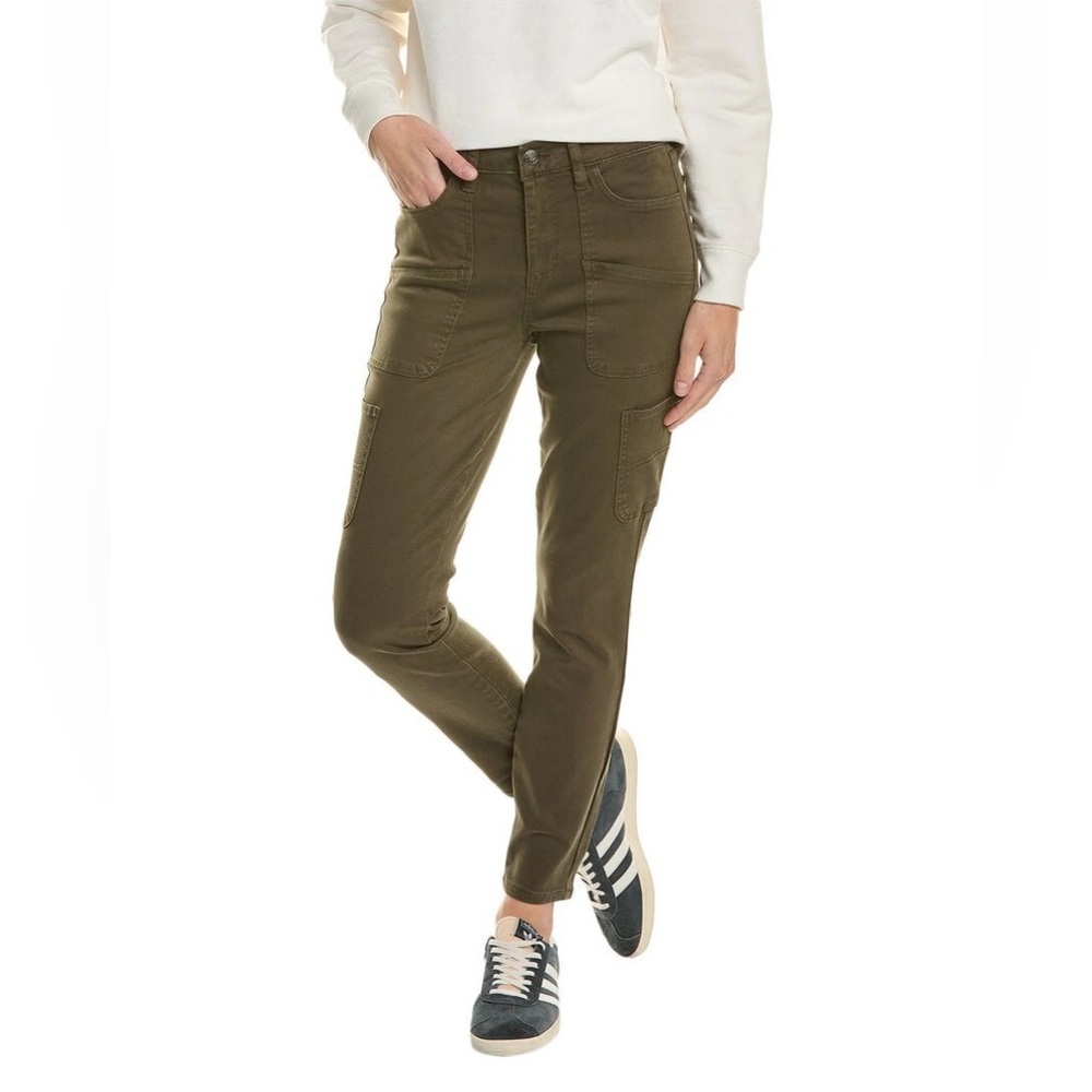 OAT New York NWT Mid-Rise Carpenter Ankle Skinny Jeans Army Green